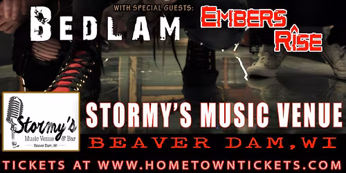 LINES OF LOYALTY w\/ Bedlam, & Embers Rise at Stormy's Music Venue | Beaver Dam, WI