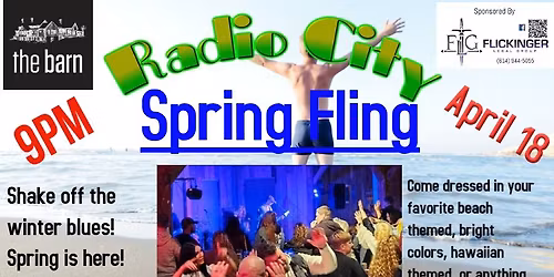 Radio City, spring time at The Barn