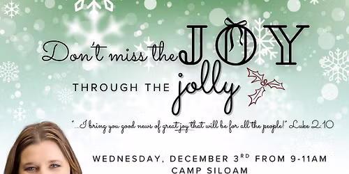 Ladies' Christmas Event with Lindsey Taylor: Don't Miss the JOY Through the JOLLY!