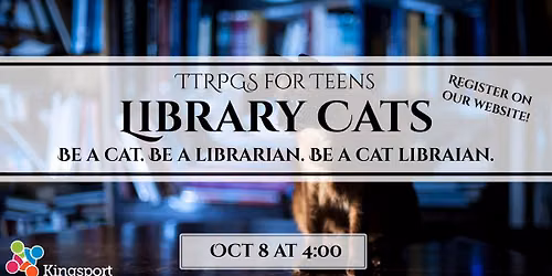 TTRPGs for Teens: Library Cats