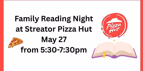 Family Reading Night at Pizza Hut