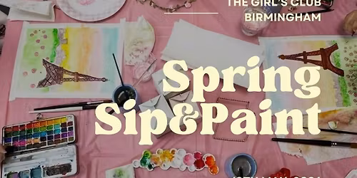 Spring Sip&amp;Paint\ud83c\udf80\ud83c\udf37