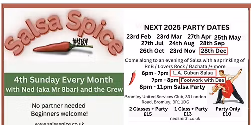 Salsa Spice Dance Bromley Kent