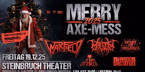 Live: Merry Axe Mess mit Warfield, Magefa, Scars of Violence, High Striker & Lunatic Dictator