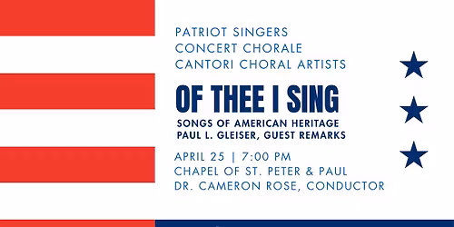 Of Thee I Sing - Choral Spring Concert