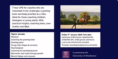 A Holistic Approach to Coaching the Young Rider