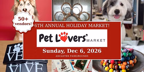 Pet Lovers' Holiday Market