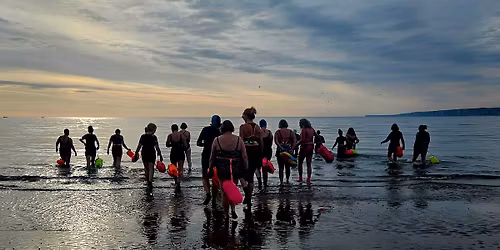 Sunday relaxing sea swim