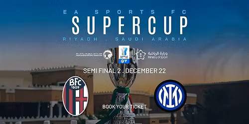Bologna vs Inter Milan - EA SPORTS SUPERCUP