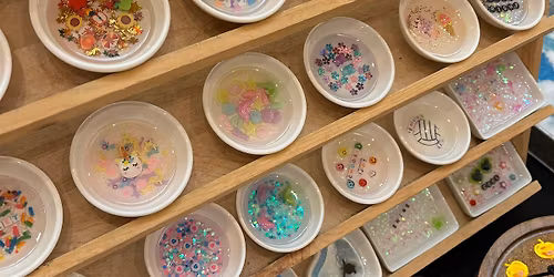 Resin Art Trinket Dishes craft workshop in Montgomery County, Md.
