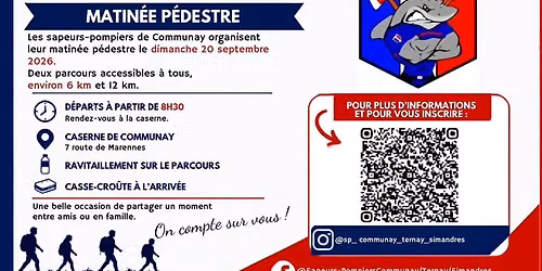 Matin\u00e9e p\u00e9destre des sapeurs-pompiers de Communay\/Ternay\/Simandres