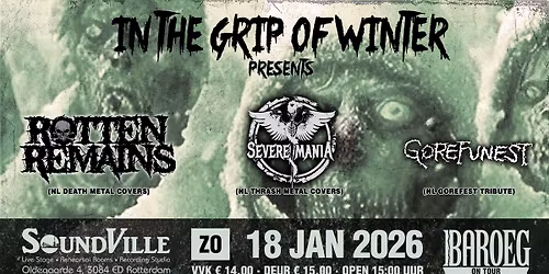 Baroeg On Tour: @Soundville:  In The Grip Of Winter covers it all up 