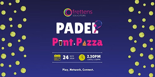 Padel, Pint & Pizza - November