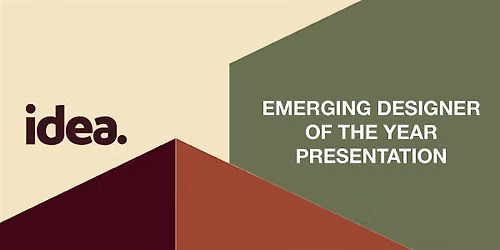 IDEA 2026 Emerging Designer of the Year presentation