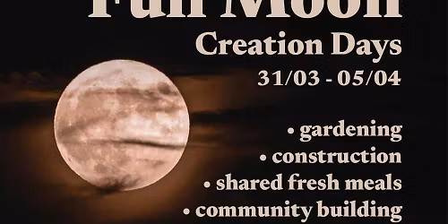 Volle Maan Creatie Dagen \ud83c\udf15\u2692\ufe0f\ud83d\udd25