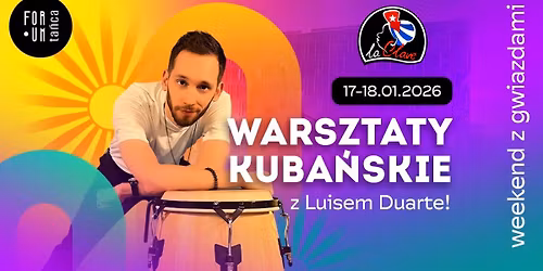 LA CLAVE JEDZIE NA WARSZTATY Z LUISEM DUARTE W KRAKOWIE - 17-18.01.2026