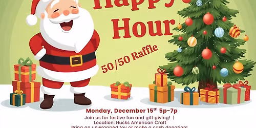 \ud83c\udf84 BHN Toy Drive Happy Hour! \ud83c\udf81