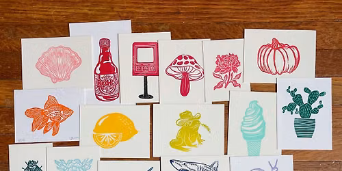  Linocut Block Printing \u2013 Make your own mini print!