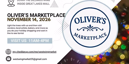 Oliver's Marketplace- Holiday Tree Lighting\ud83c\udf84