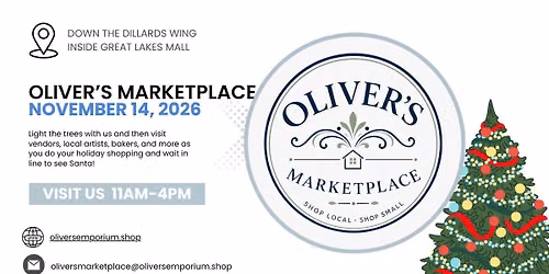 Oliver's Marketplace- Holiday Tree Lighting\ud83c\udf84