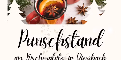 Punschstand 2025 der "grünen Jungs" am Kirchenplatz