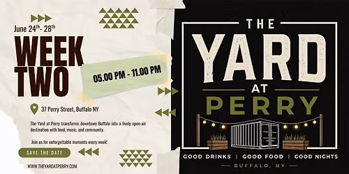 Week Two @ The Yard
