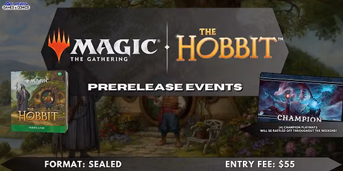 MTG x The Hobbit Sunday 1pm *Double Prize* Prerelease - Norfolk