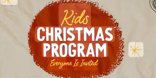 Kids Christmas Program!