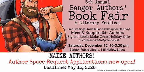 Bangor Authors' Book Fair and Literary Festival 2026