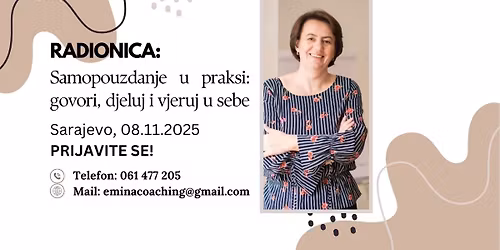 Samopouzdanje u praksi:govori,djeluj i vjeruj u sebe (u\u017eivo i online)