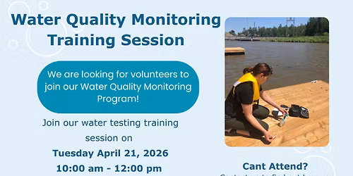 Water Quality Monitoring Training Session