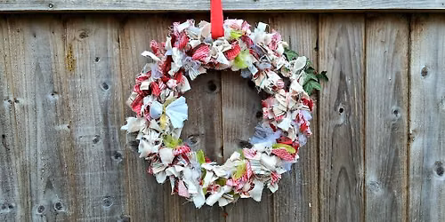 Christmas Rag Wreath Workshop