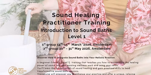 Sound Healing Practitioner Training. Level 1 | 3rd edition |