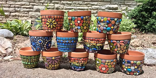 Mosaic Flower Pot Workshop at Oak & Moore (Versailles)
