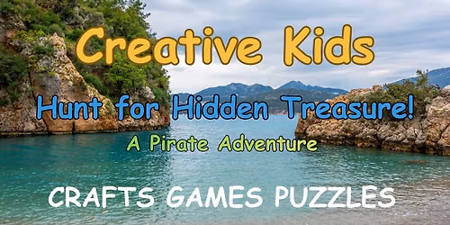 Creative Kids Hunt for Hidden Treasure - FREE Kids Event