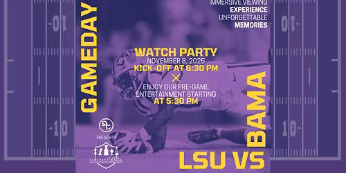 Gameday Collective: LSU vs Bama Watch Party