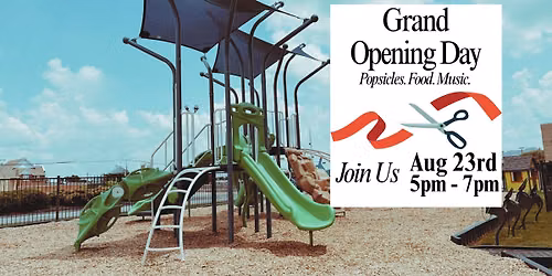 Playground Ribbon Cutting