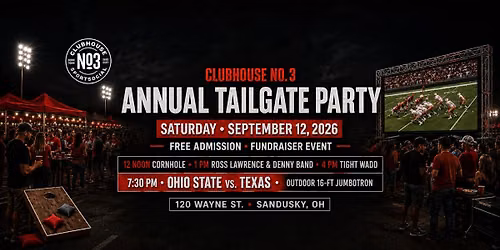 CH3 ANNUAL TAILGATE PARTY! 