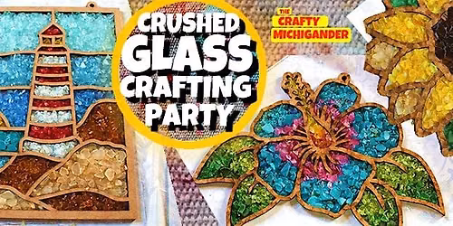 Crushed Glass Resin Pour Party - Cadillac