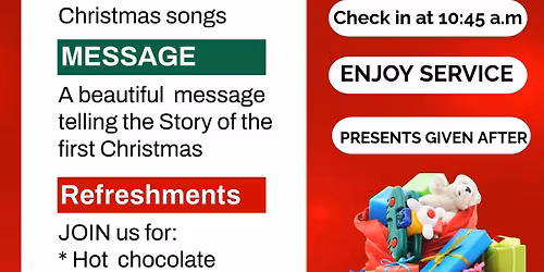 Christmas Service & Toy Giveaway