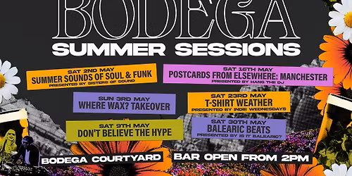 Summer Sessions: T-Shirt Weather (Presented by Indie Wednesdays)