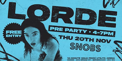 LORDE GIG PREPARTY! 20th Nov