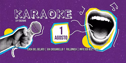 Il Karaoke della Casa - 1 agosto