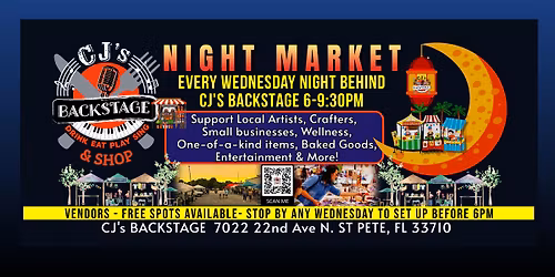\ud83d\udecd\ufe0f Night Vendor Market in St. Pete \u2013 The Hottest FREE-to-Vend Event is HERE! \u2728
