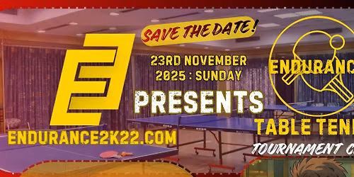 Endurance Table Tennis Tournament : Chop 1 \u2728\ud83c\udfd3\u23f3\ud83e\udd1f\ud83c\udffb