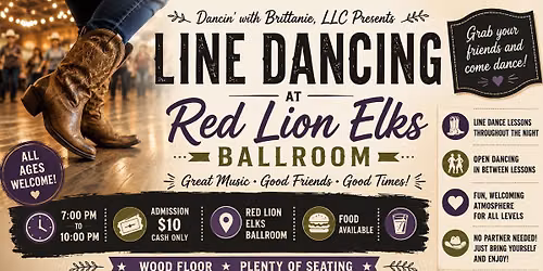 Red Lion Elks All Ages Line Dance