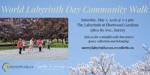 World Labyrinth Day Community Walk (The Labyrinth in Fleetwood Gardens)