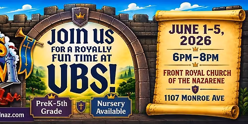 Keepers of the Kingdom VBS 2026 @ Front Royal Naz