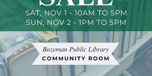 November Used Book Sale