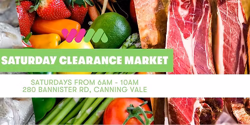 Saturday Clearance Market